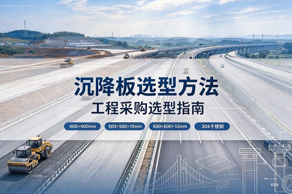 龙城沉降板选择方法