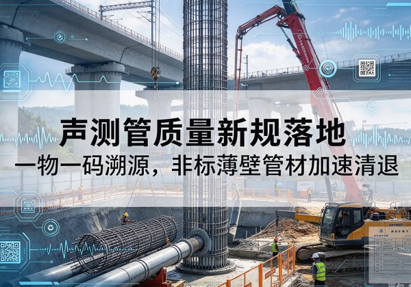 龙城声测管质量新规落地，一物一码溯源，非标薄壁管材加速清退