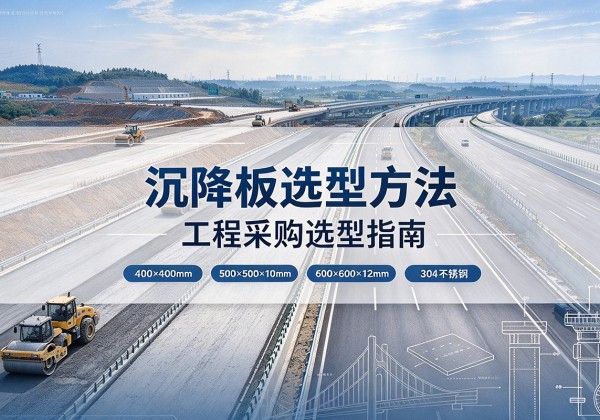 龙城沉降板选择方法